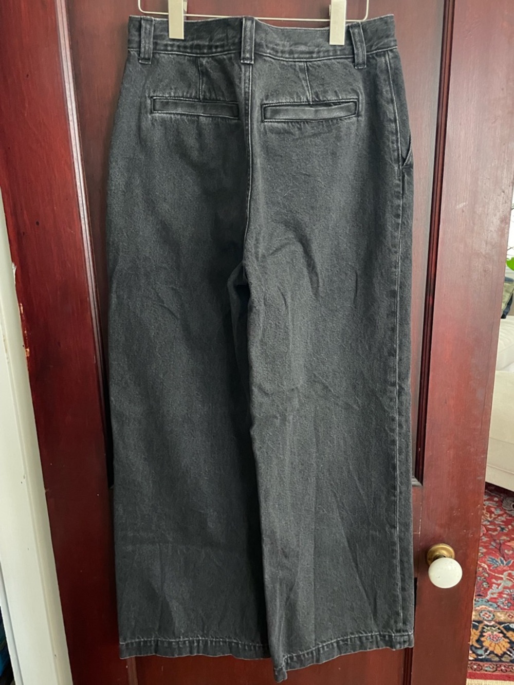 Madewell The Harlow Wide-Leg Jeans in Black - Picture 2 of 4